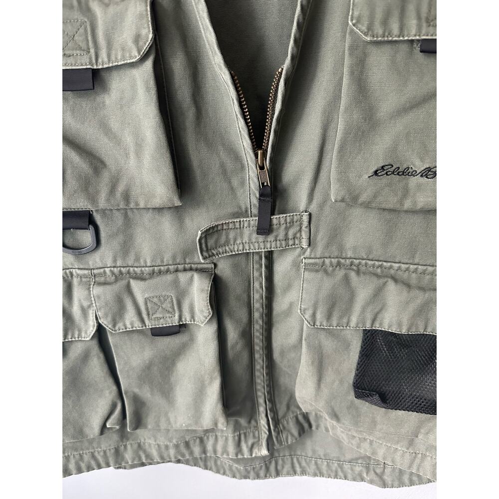 Eddie Bauer Outdoor Outfitter Fly Fishing Vest Mens Large - Picture 2 of 7